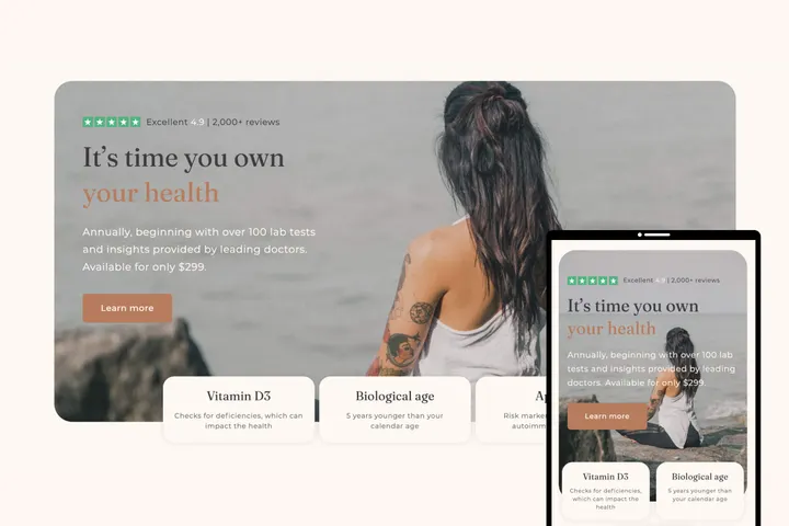 Hero 29 — custom Shopify section by Faber