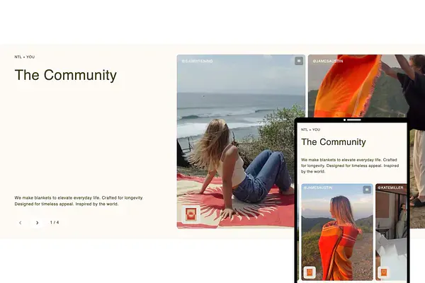 Shoppable Video — custom Shopify section by Faber